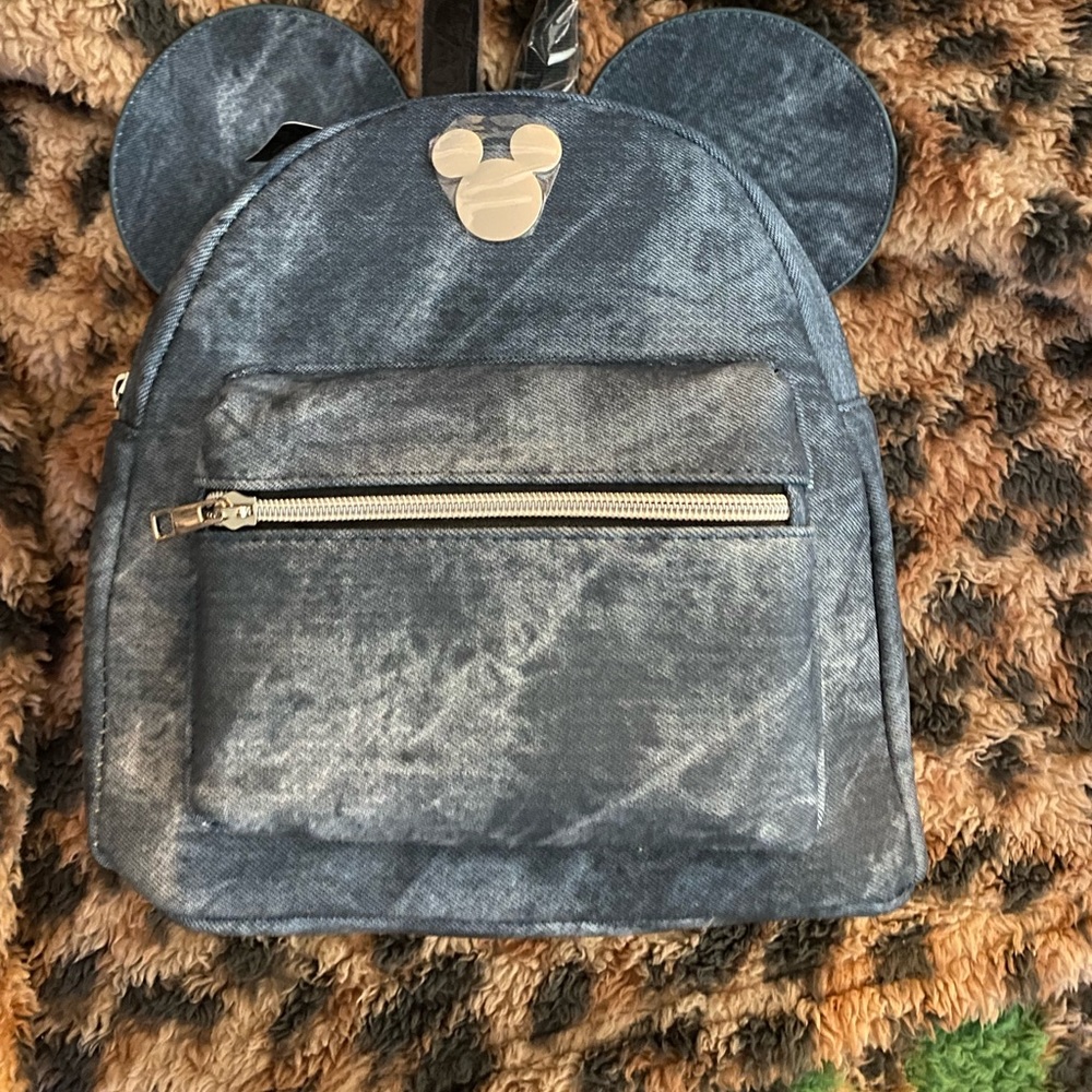 Disney Mickey Mouse denim mini backpack